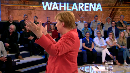 Wahlarena mit Angela Merkel