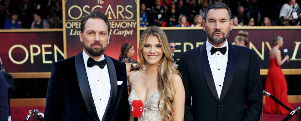 Gätjen, Geppert und Michalsky bei den Oscars