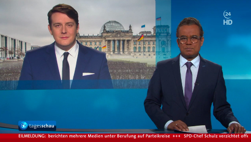 Schalte bei Tagesschau 24