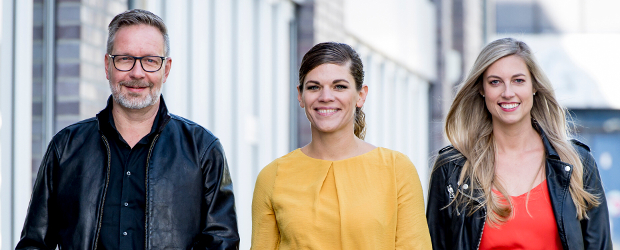 Oliver Fuchs, Ina Eck und Jennifer Neus