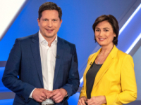 Frank Bräutigam und Sandra Maischberger