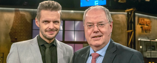 Florian Schroeder und Peer Steinbrück