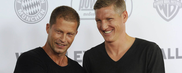 Bastian Schweinsteiger und Til Schweiger