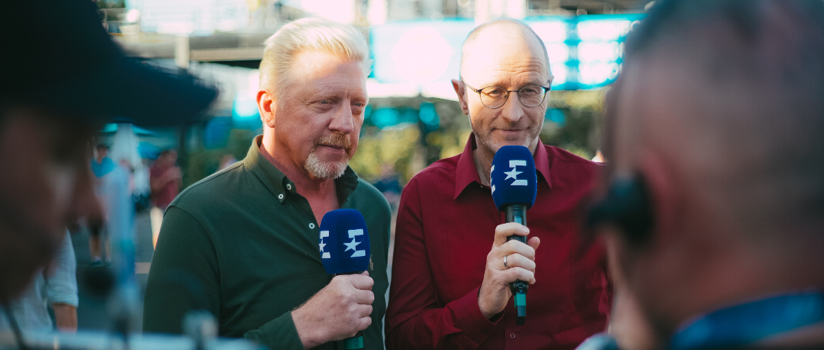 Boris Becker und Matthias Stach