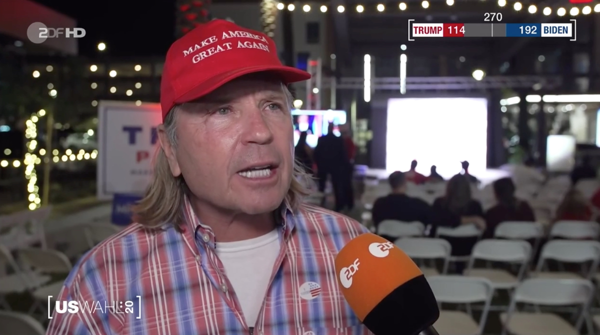Trump-Fan im ZDF