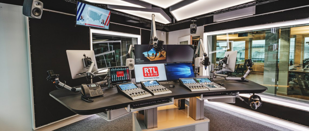 Studio von RTL Radio