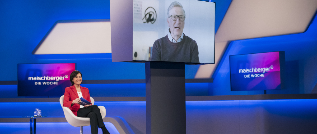 Bill Gates bei Sandra Maischberger