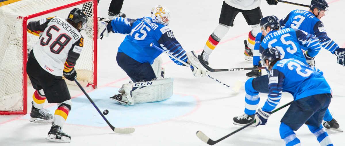 Eishockey WM Deutschland Finnland