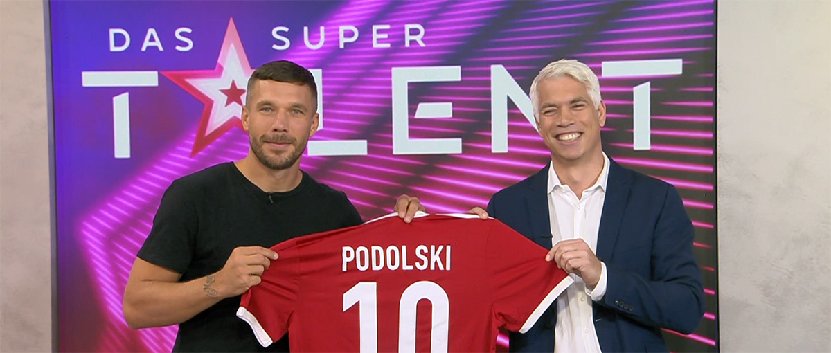 Podolski kommt zum Supertalent