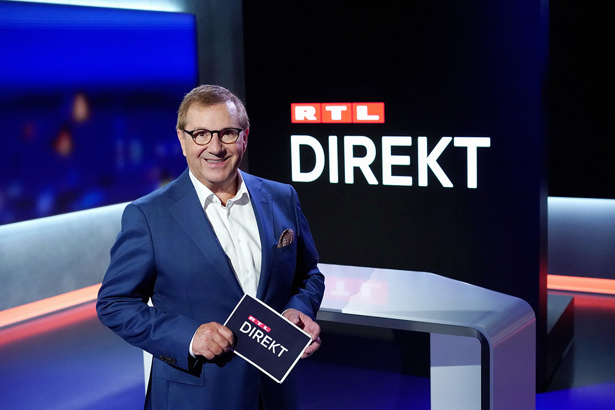 Jan Hofer im RTL direkt-Studio