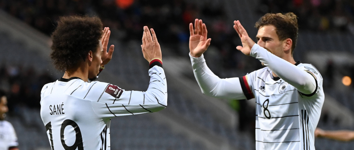 Leroy Sane und Leon Goretzka