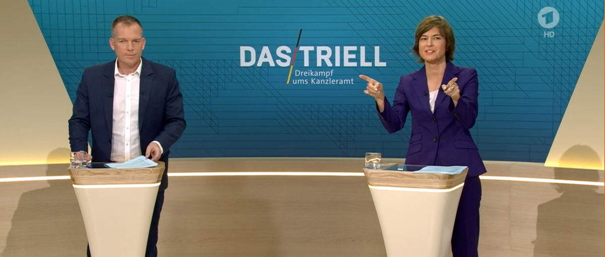 Triell bei ARD/ZDF