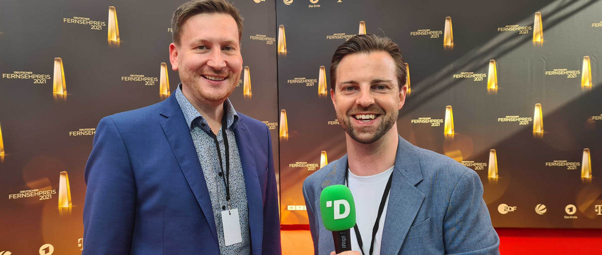 Alex und Uwe beim Fernsehpreis