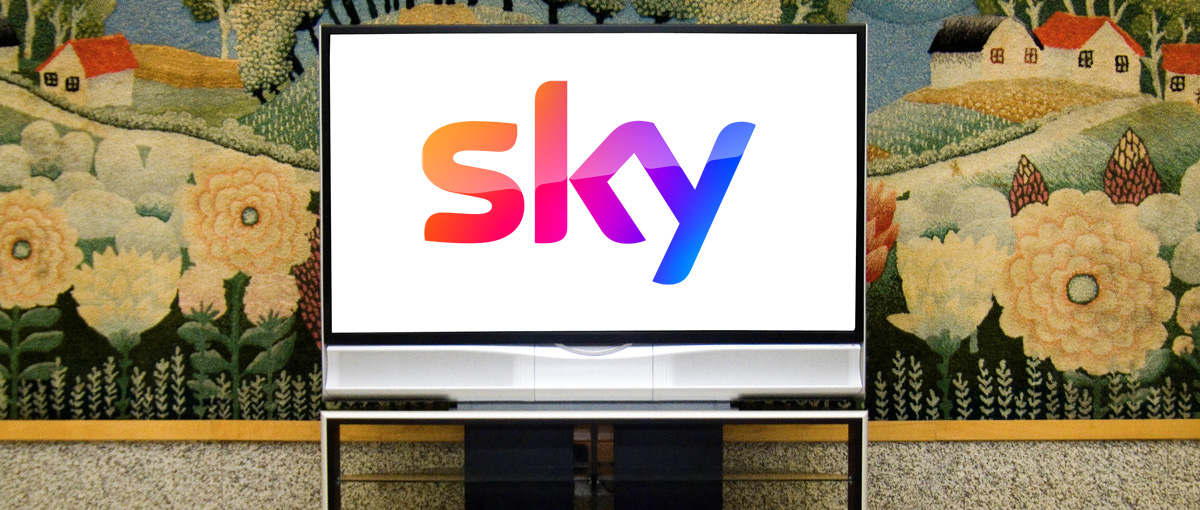 TV-Gerät von Sky