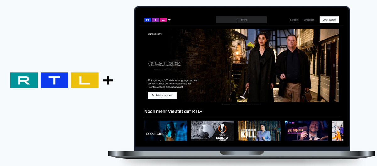 RTL+ Startseite