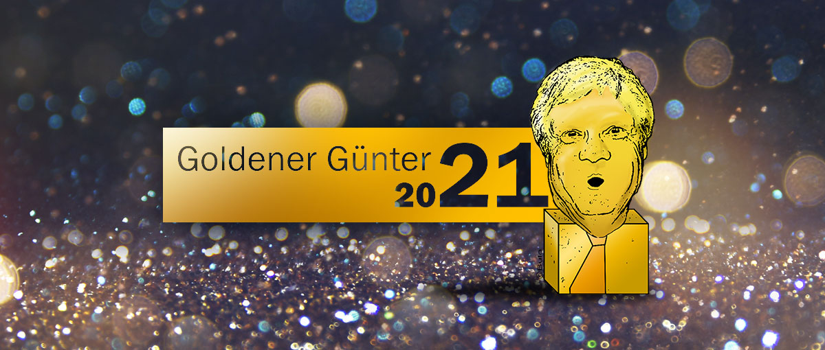 Die Peinlichkeiten des Jahres: Der Goldene Günter 2021 ist da - DWDL.de