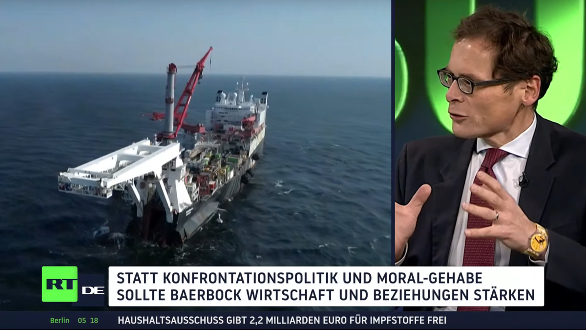 Roger Köppel bei RT DE