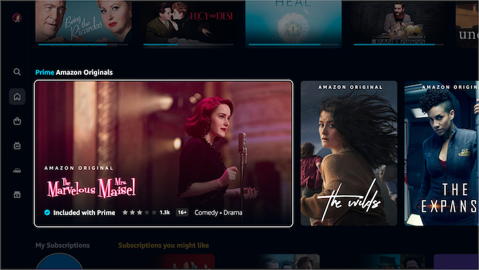Prime Video Interface