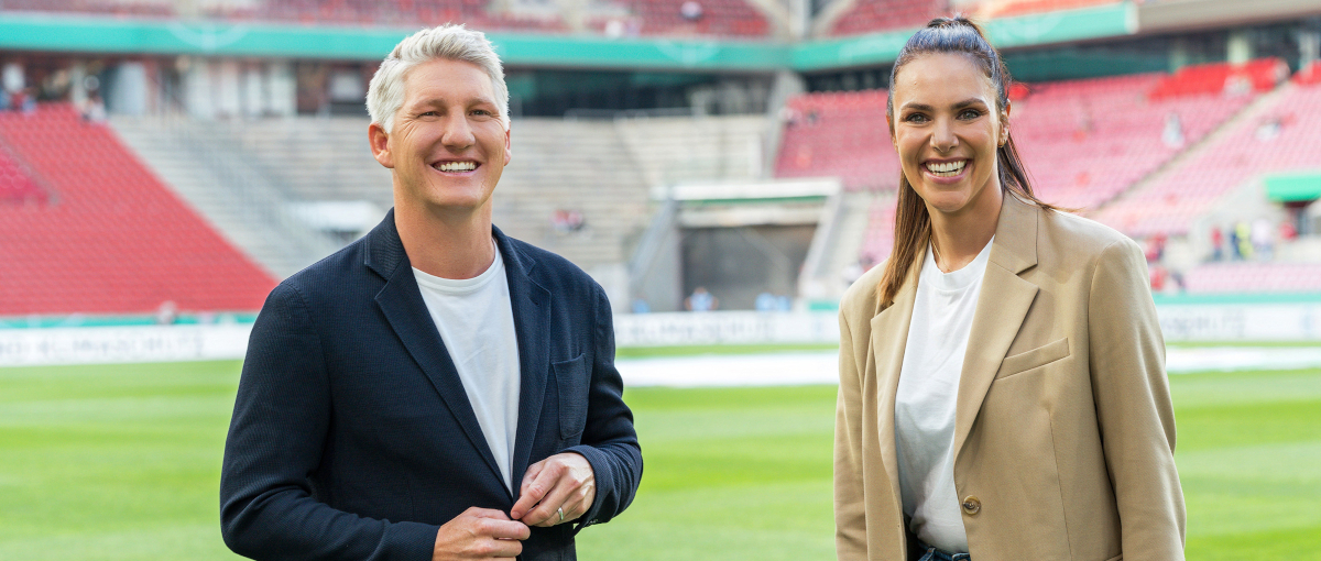 Bastian Schweinsteiger und Esther Sedlaczek