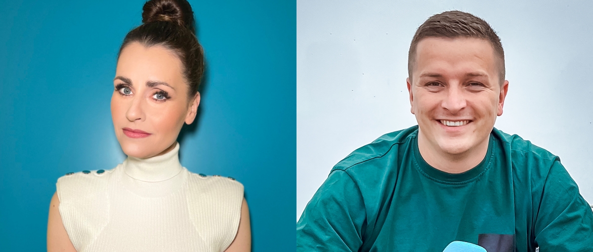 Bella Lesnik und Aaron Troschke