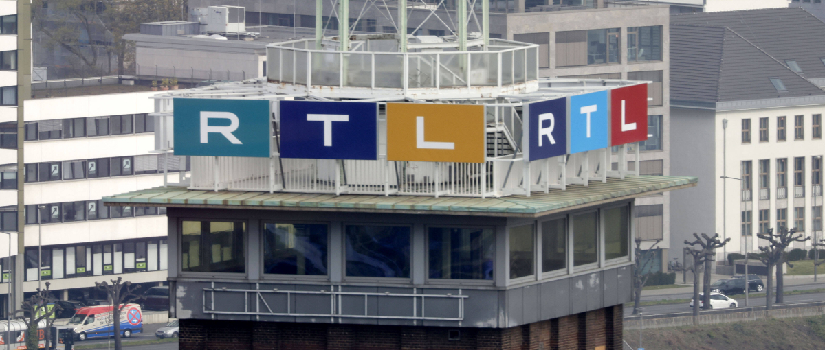 RTL-Logo in Köln-Deutz