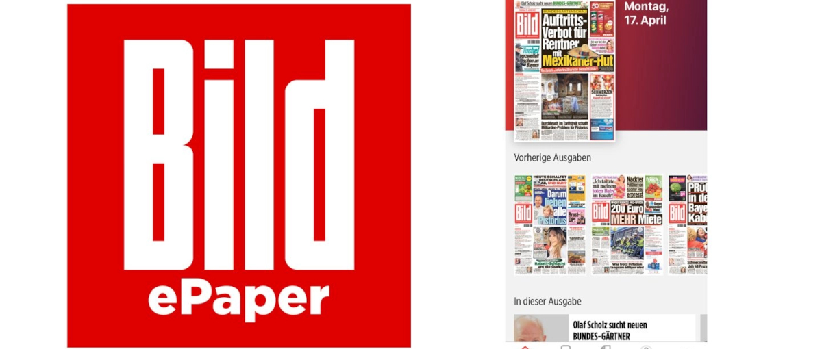 E-Paper-App von Bild