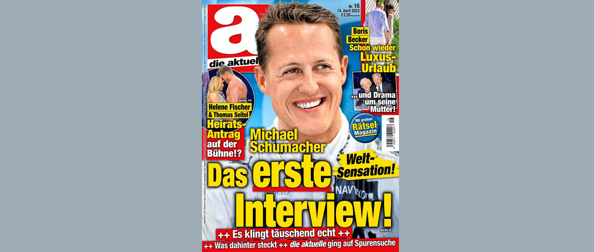 KI-Interview: Schumacher-Familie geht gegen 