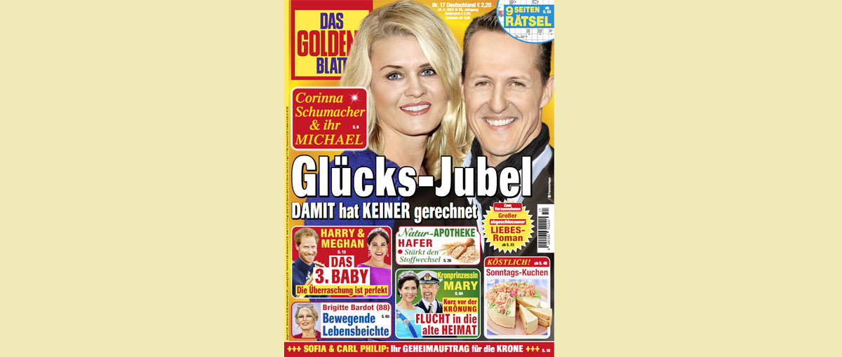 Funke, Das Goldene Blatt Schumacher Cover