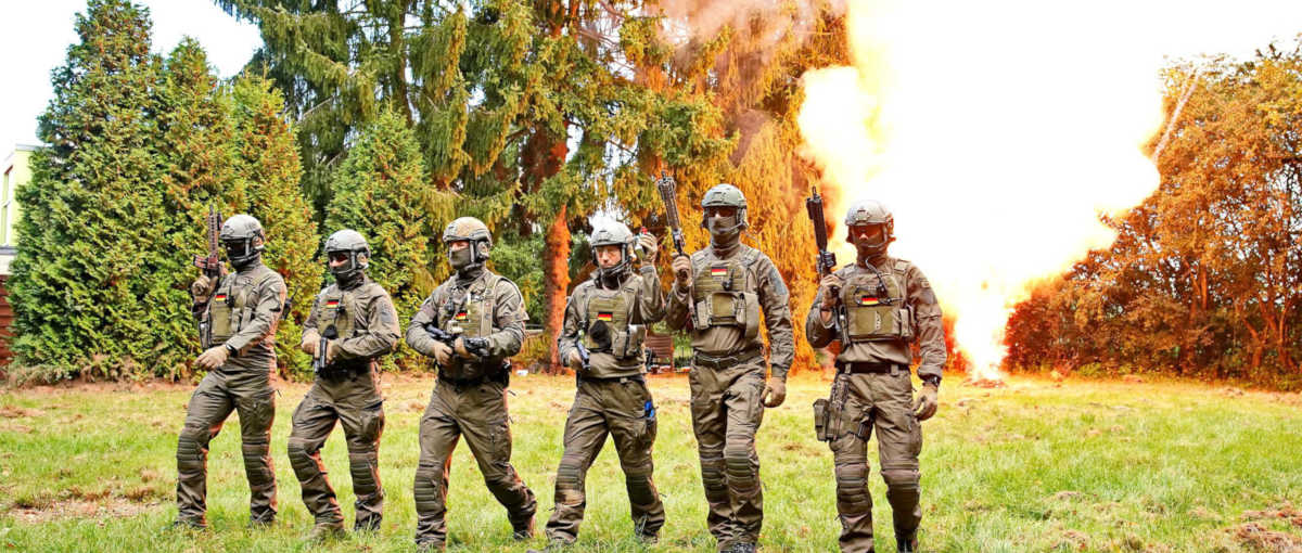 Im Einsatz mit deutschen Spezialeinheiten