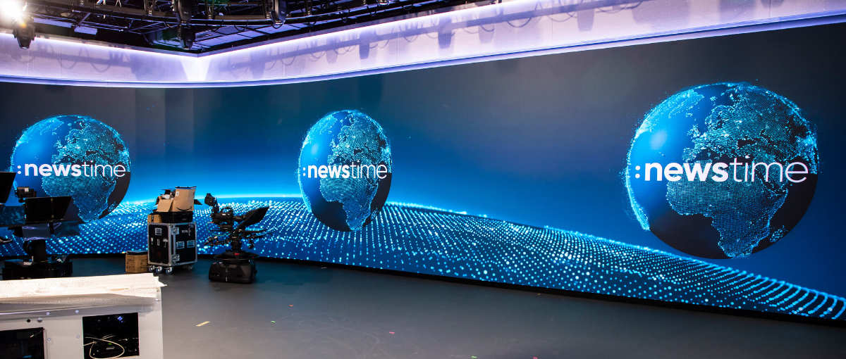 Neues Newstime-Studio