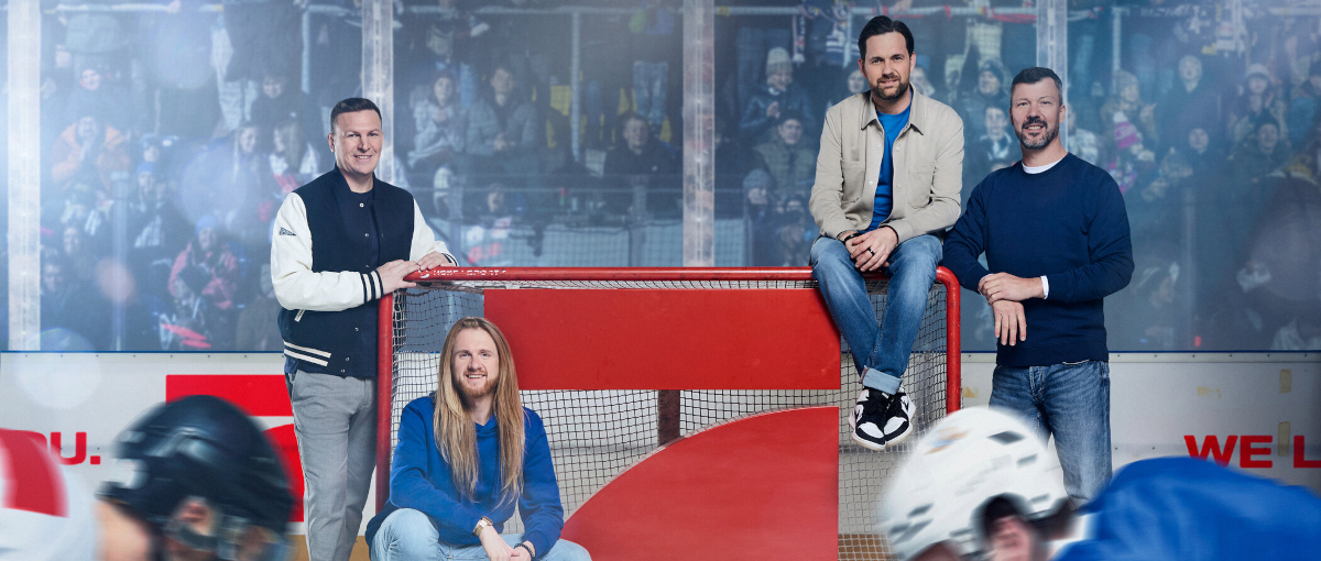 Eishockey-Team bei ProSieben