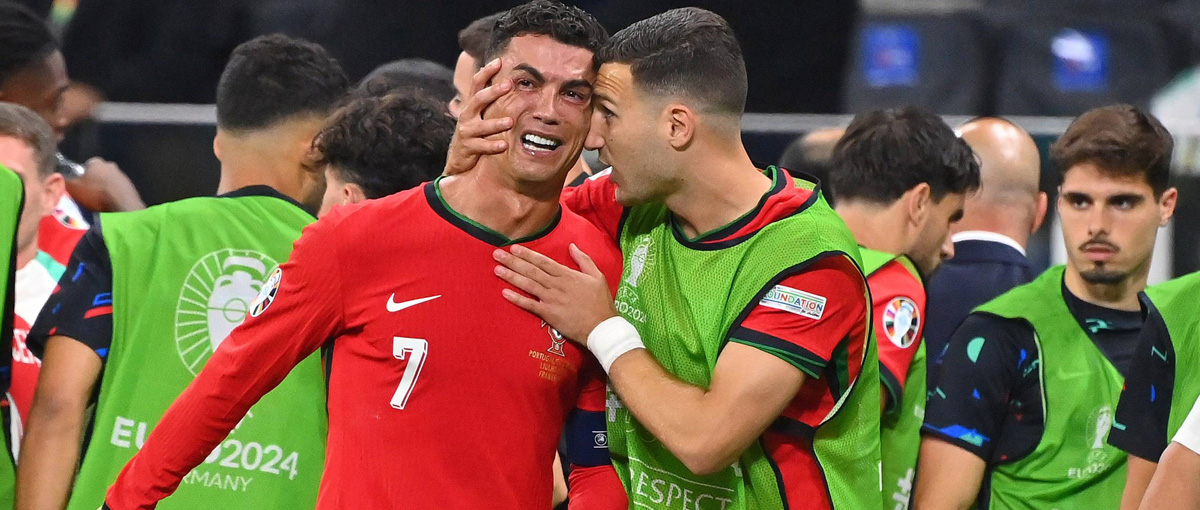 Fußball EM, Ronaldo weint
