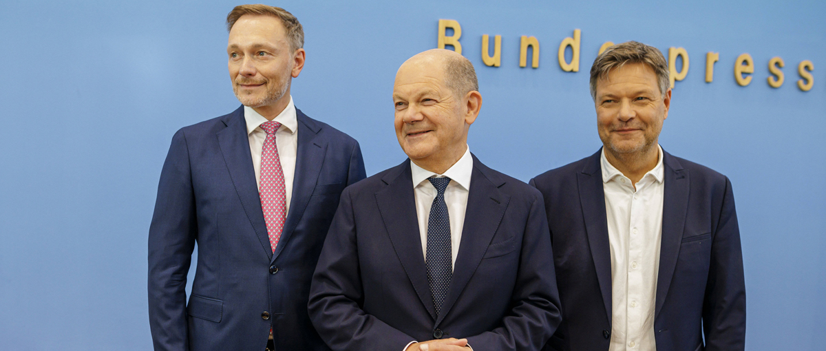 Olaf Scholz, Christian Lindner, Robert Habeck