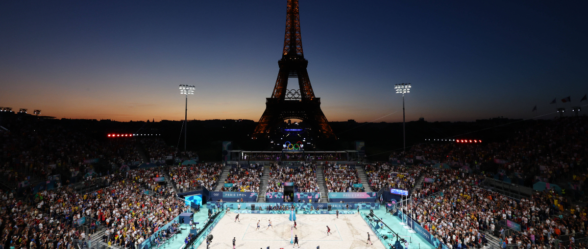 Beachvolleyball in Paris