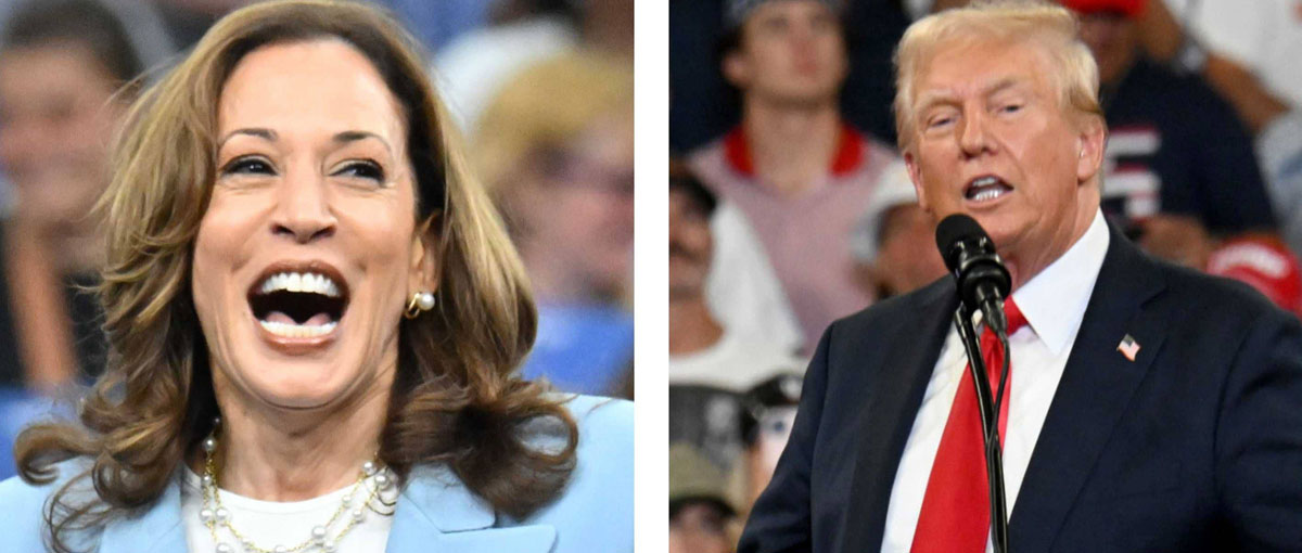 Donald Trump und Kamala Harris