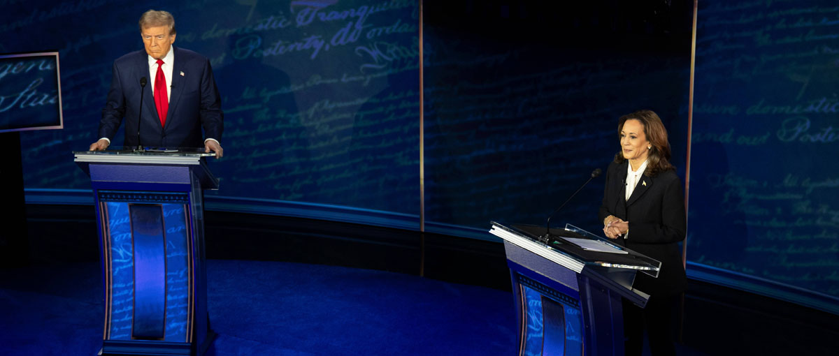 Donald Trump und Kamala Harris