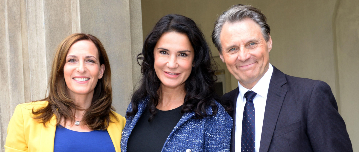 Ulrike Frank, Mariella Ahrens und Wolfgang Bahro