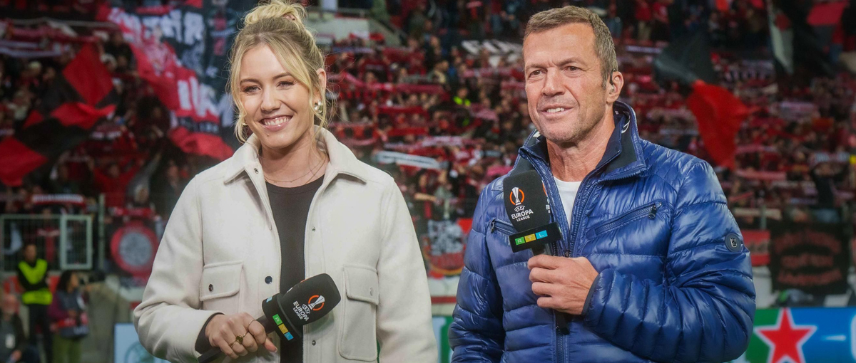 Laura Papendick und Lothar Matthäus