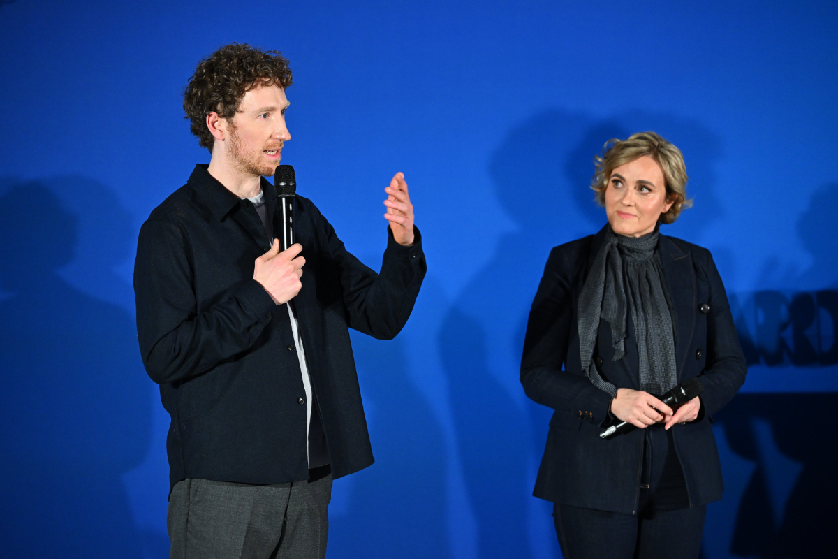 Louis Klamroth und Caren Miosga
