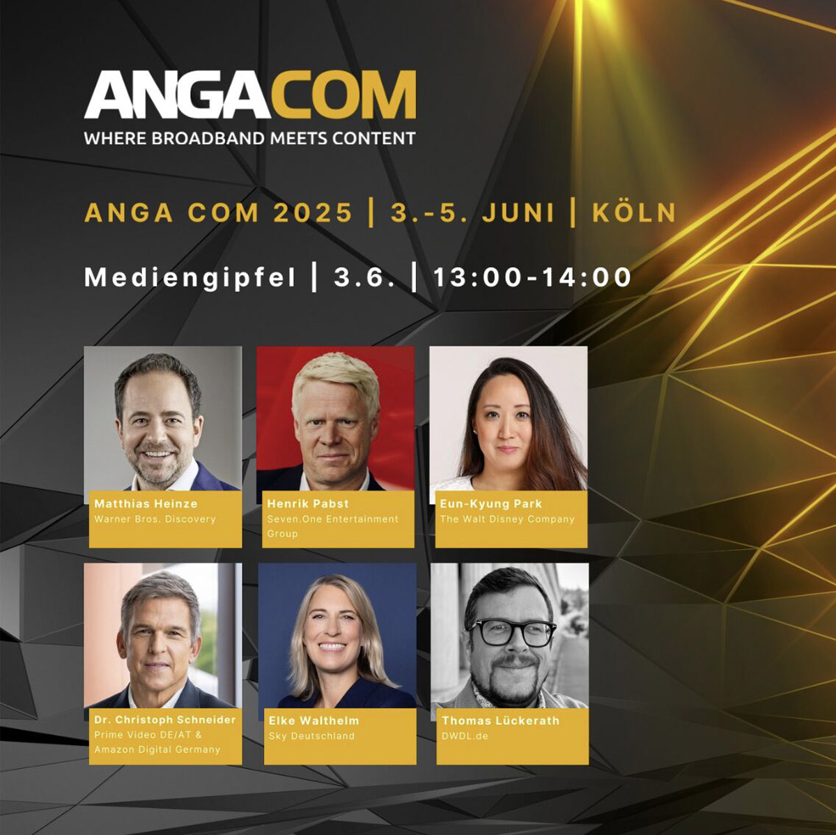 Mediengipfel ANGA COM