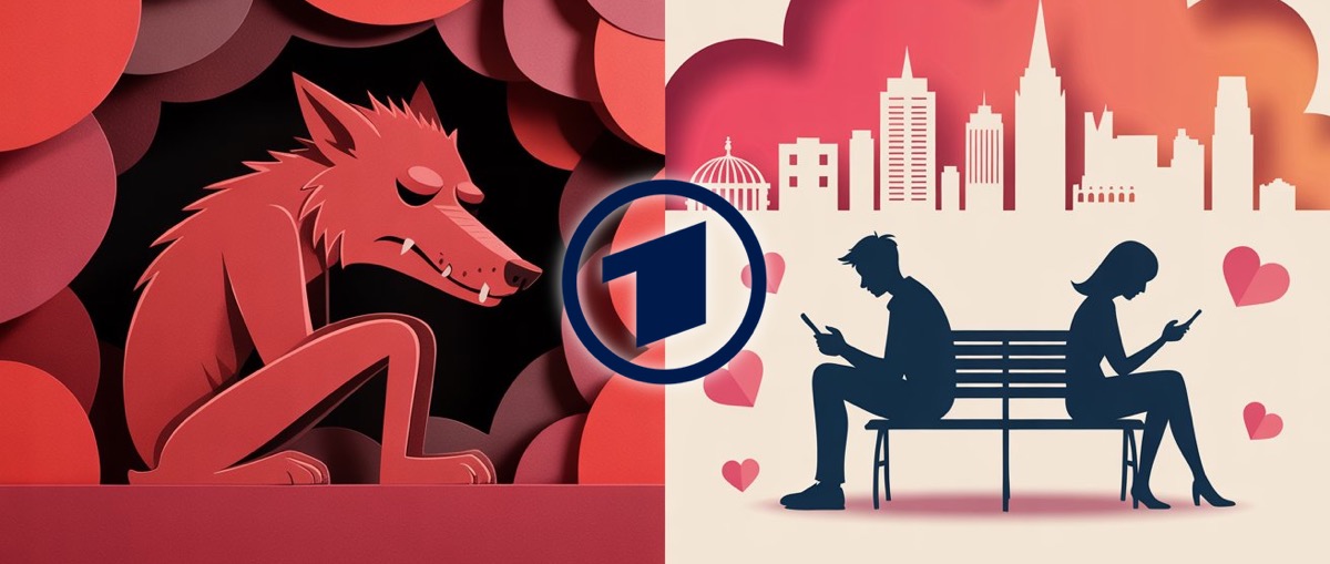 Illustration zu Werwölfe und City of Love in der ARD Mediathek