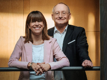 Julia Reuschenbach und Erhard Scherfer