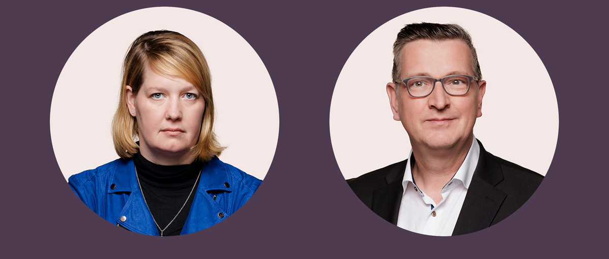 Wiebke Esdar und Martin Rabanus