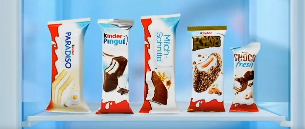 Kinder Kühlregal