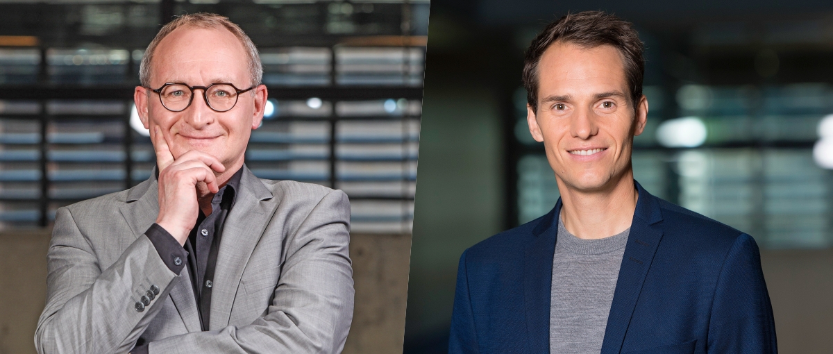 Erhard Scherfer und Philipp Menn