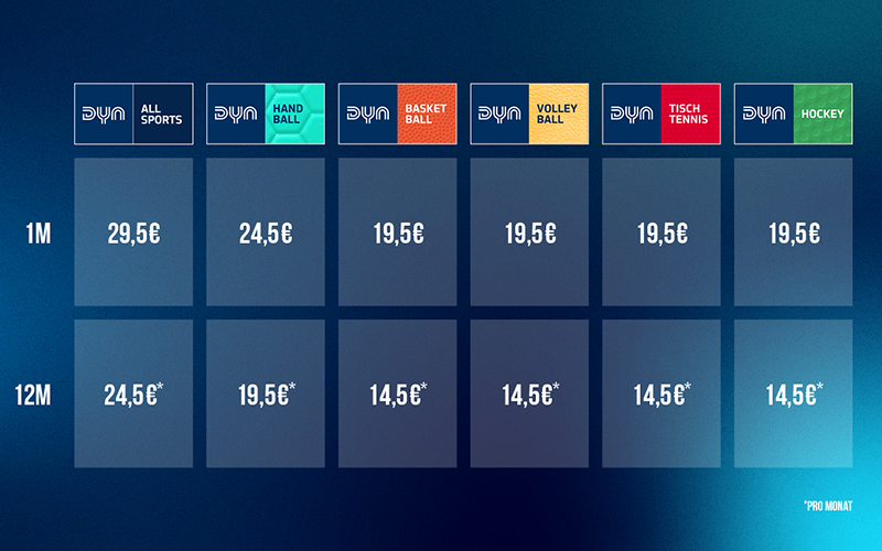 Neue Dyn-Preisstruktur