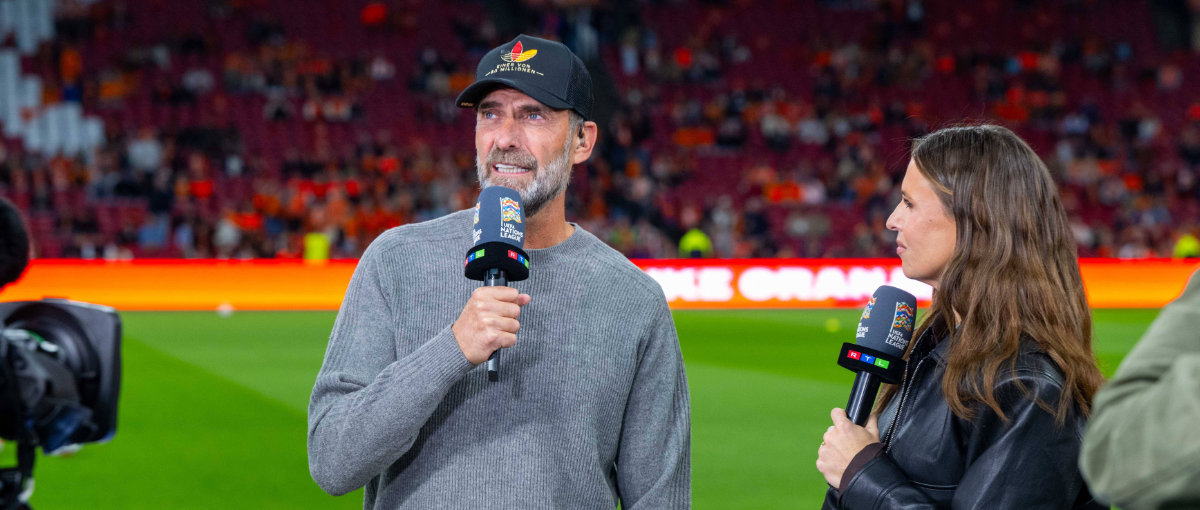 Jürgen Klopp und Laura Wontorra