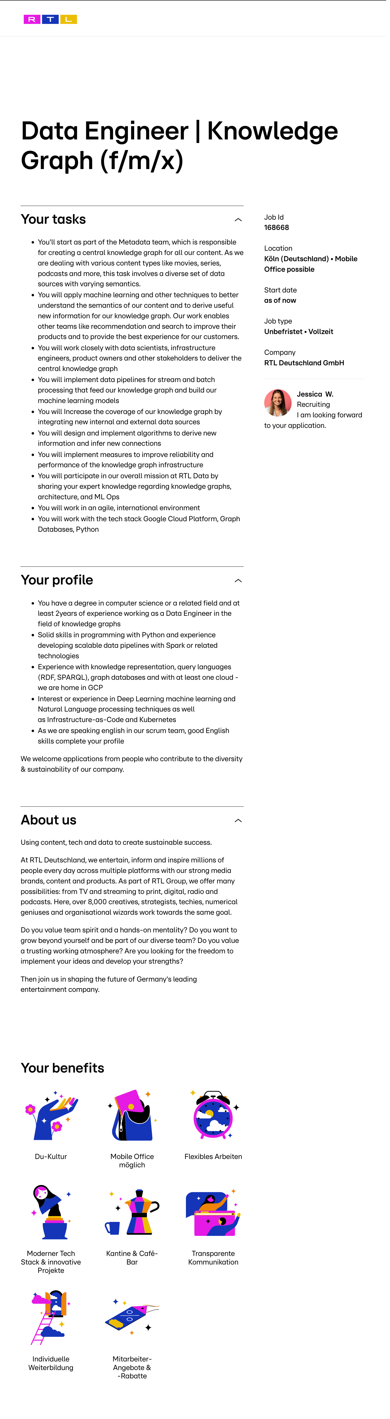 Data Engineer | Knowledge Graph (f/m/x)