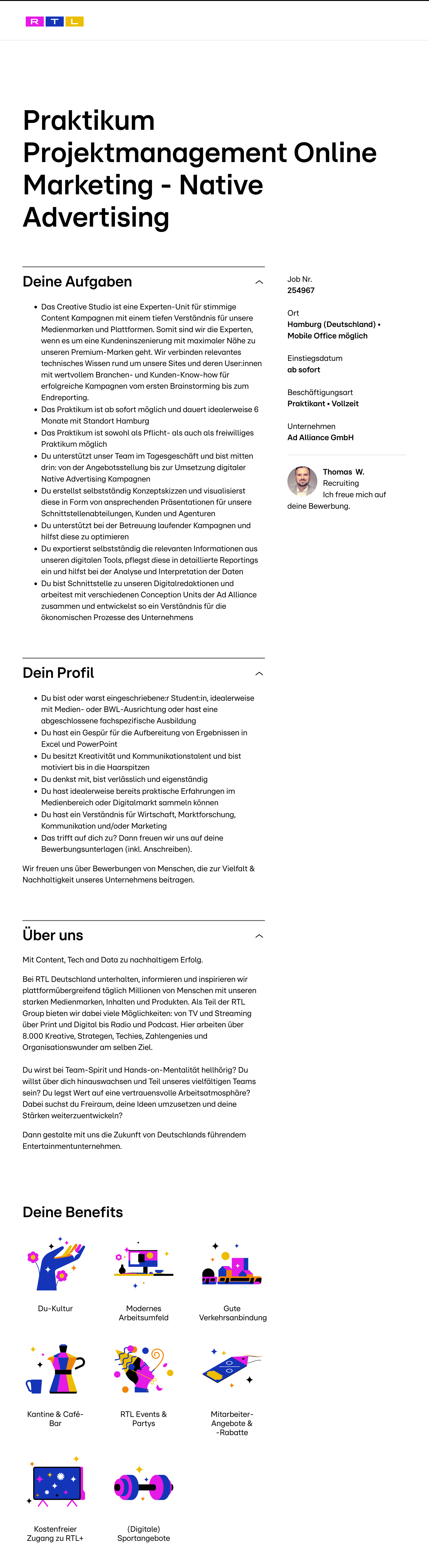 Praktikum Projektmanagement Online Marketing - Native Advertising