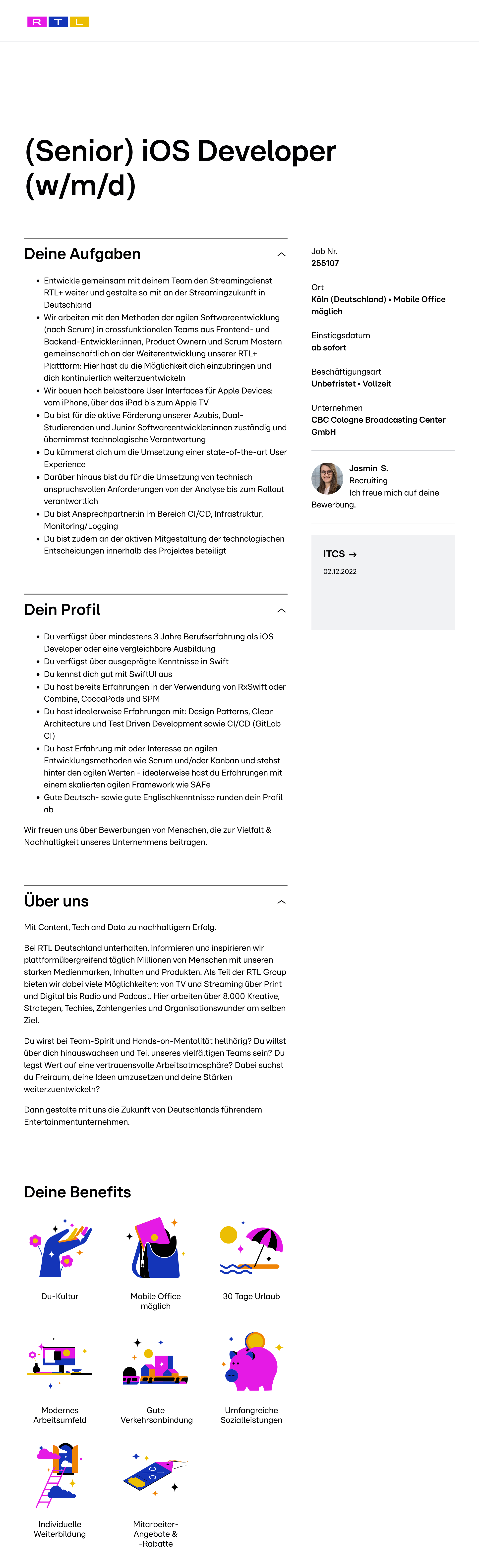 (Senior) iOS Developer (w/m/d)
